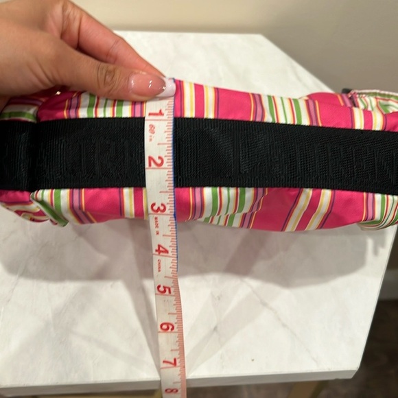 🔥Lauren Ralph Lauren Pink Striped Women's Bag🔥 - Picture 8 of 10